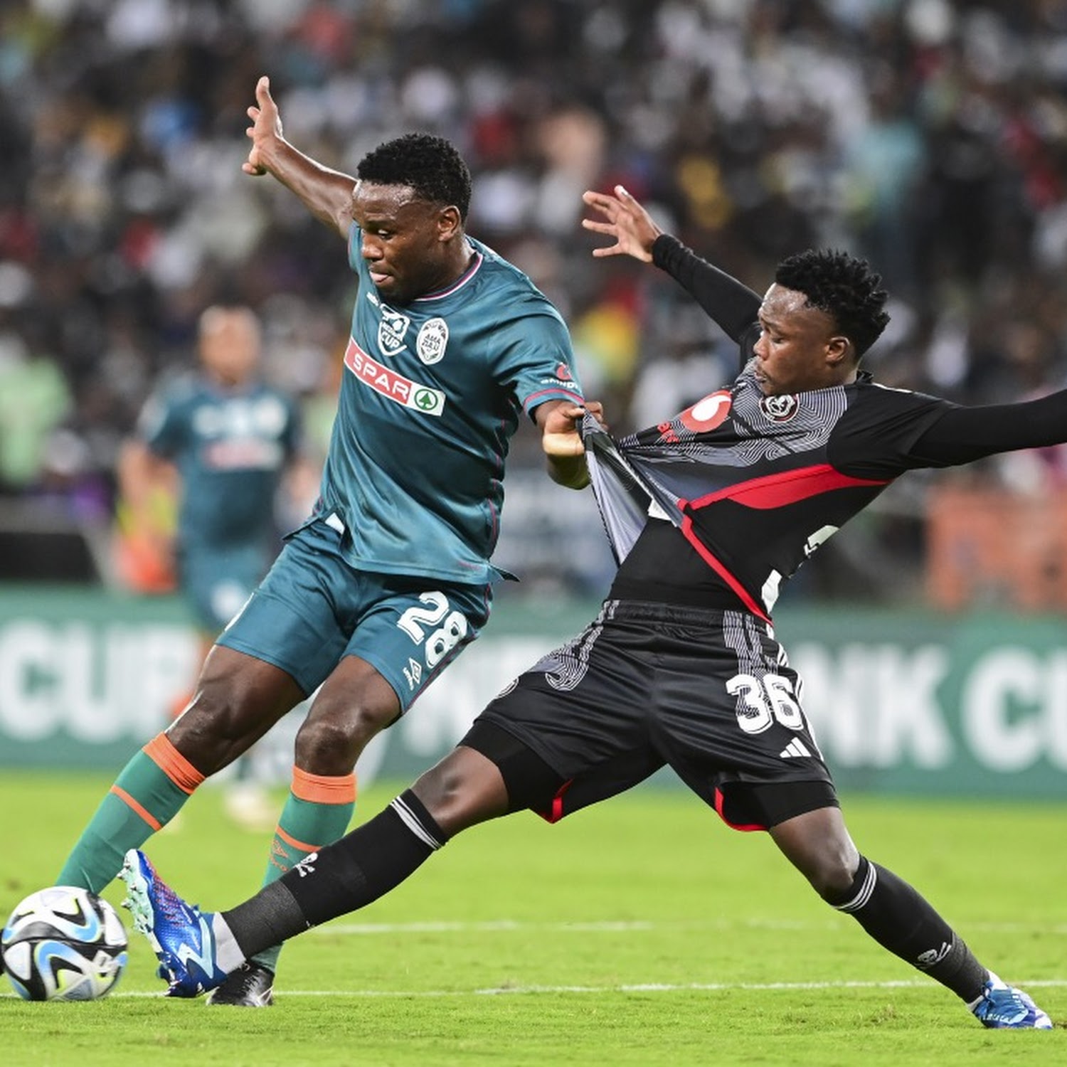 Furious AmaZulu coach Pablo Franco Martin criticizes officiating in Orlando Pirates loss as “a huge scandal, a disgrace for the country”.